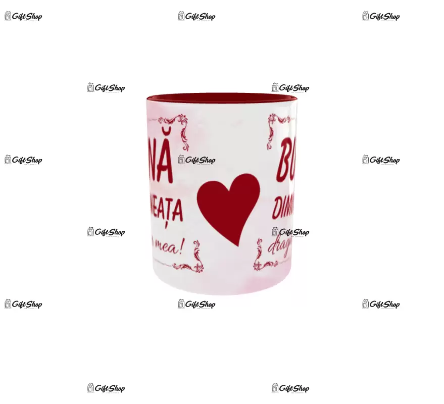 Buna dimineata draga mea, cana ceramica, 330ml